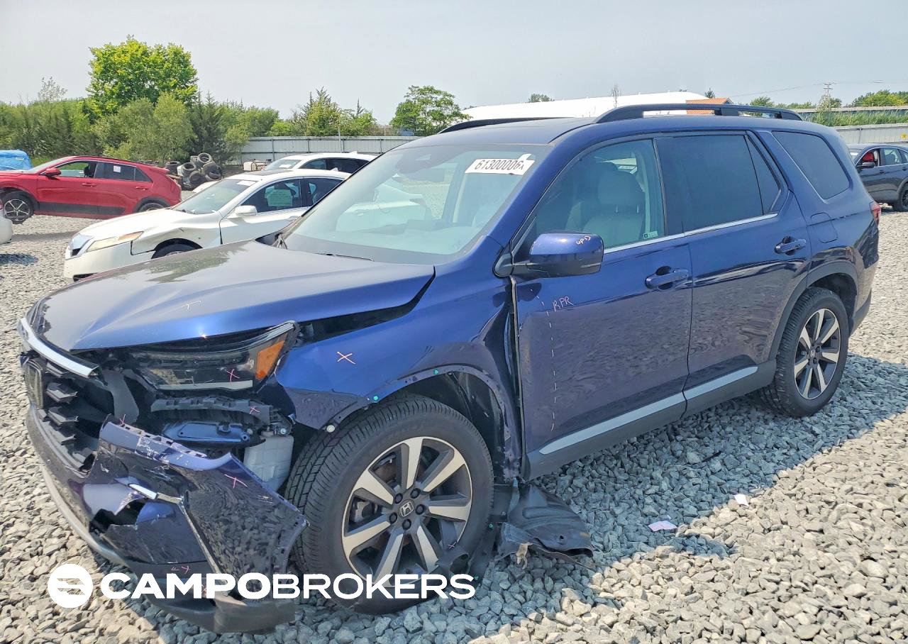 2023 Honda Pilot Touring, uszkodzenie: Przód, Copart lot 61300006