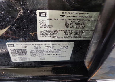 2021 Chevrolet Silverado K1500 Rst, Side damage, Copart lot 59299336, photo 13 of 15