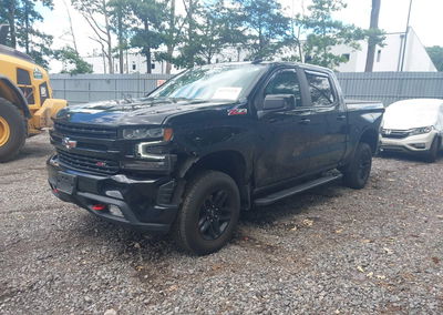 2021 Chevrolet Silverado 1500 4wd  Short Bed Lt Trail Boss, uszkodzenie: Lewy przód, Iaai lot 45371226, zdjęcie 2 z 16