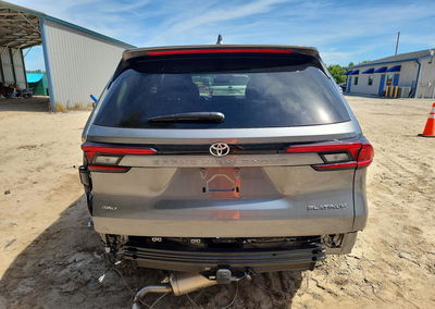 2026 Toyota Grand Highlander Platinum, Rear End damage, Copart lot 55843506, photo 6 of 16
