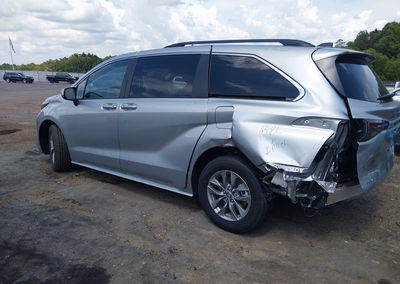 2025 Toyota Sienna Le, пошкодження: Лівий бік, Iaai лот 45284894, фото 6 з 17