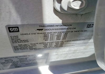 2021 Chevrolet Silverado K1500 Rst, Front End damage, Copart lot 62275836, photo 12 of 14