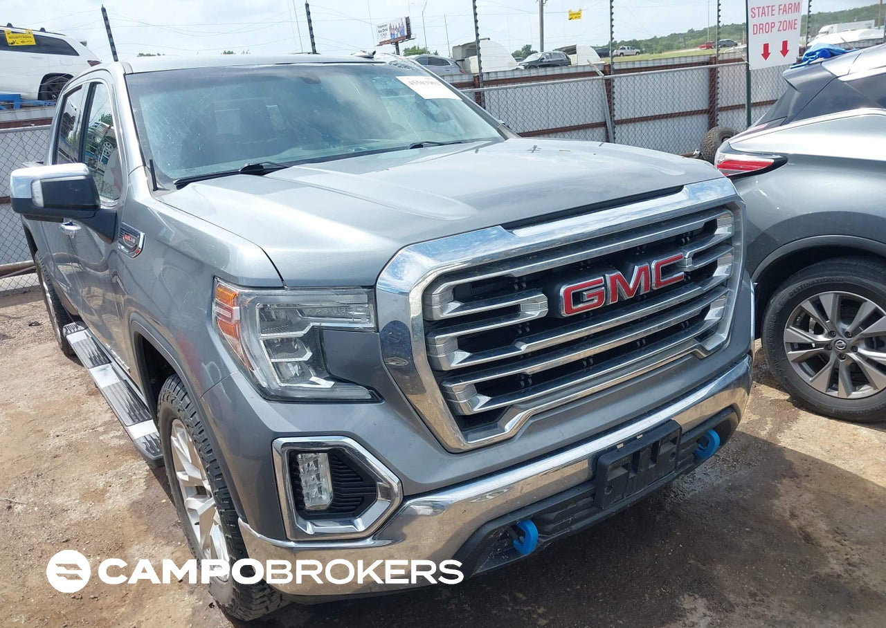 2020 Gmc Sierra 1500, Left Rear damage, Iaai lot 45503902