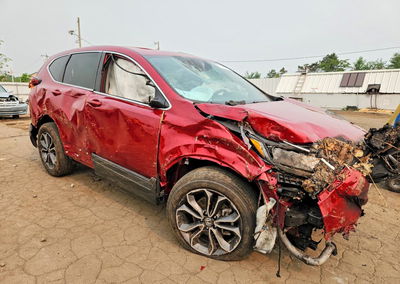2022 Honda Cr-v Exl, daño Incendio, Copart lote 61081926, foto 4 de 13