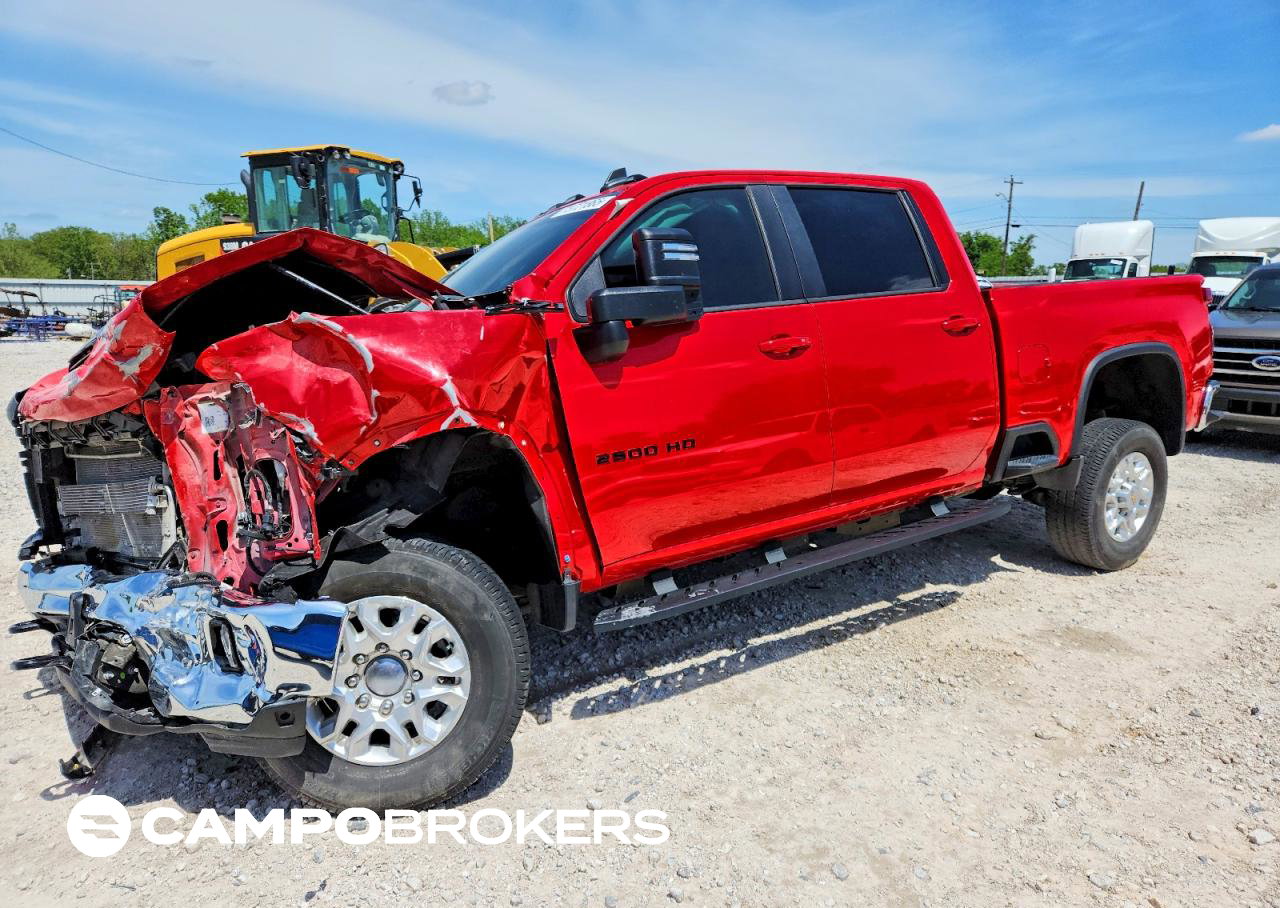 2024 Chevrolet Silverado K2500 Heavy Duty Lt, daño Frontal, Copart lote 73721865