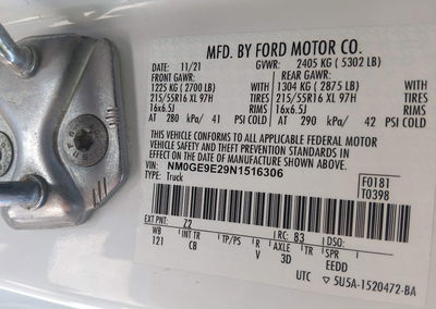 2022 Ford Transit Connect, uszkodzenie: Normal Wear & Tear, Iaai lot 45374488, zdjęcie 9 z 16