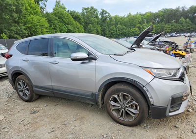 2021 Honda Cr-v Exl, daño Frontal, Copart lote 61794076, foto 4 de 13