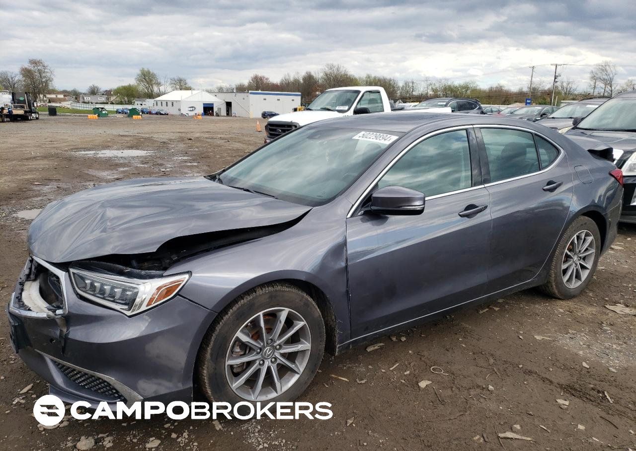 2019 Acura Tlx, Front End damage, Copart lot 50229894