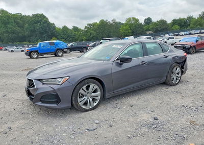 2021 Acura Tlx Technology, uszkodzenie: Bok, Copart lot 59654716