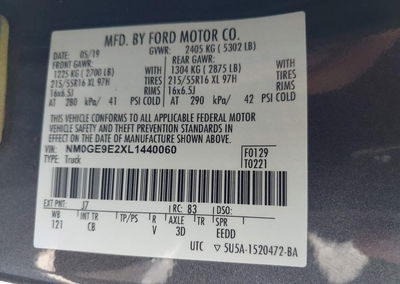2020 Ford Transit Connect Xl Passenger, daño Trasero derecho, Iaai lote 45312881, foto 9 de 17
