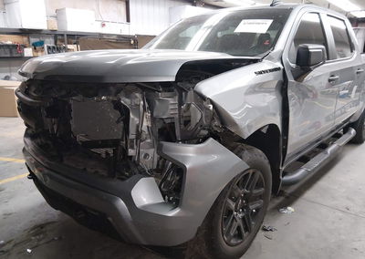 2024 Chevrolet Silverado 1500 2wd  Short Bed Custom, daño Frontal, Iaai lote 45089099, foto 6 de 16