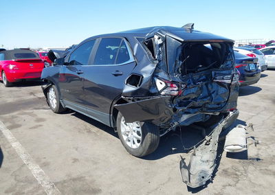 2022 Chevrolet Equinox Fwd Lt, Front & Rear damage, Iaai lot 45340761, photo 3 of 15