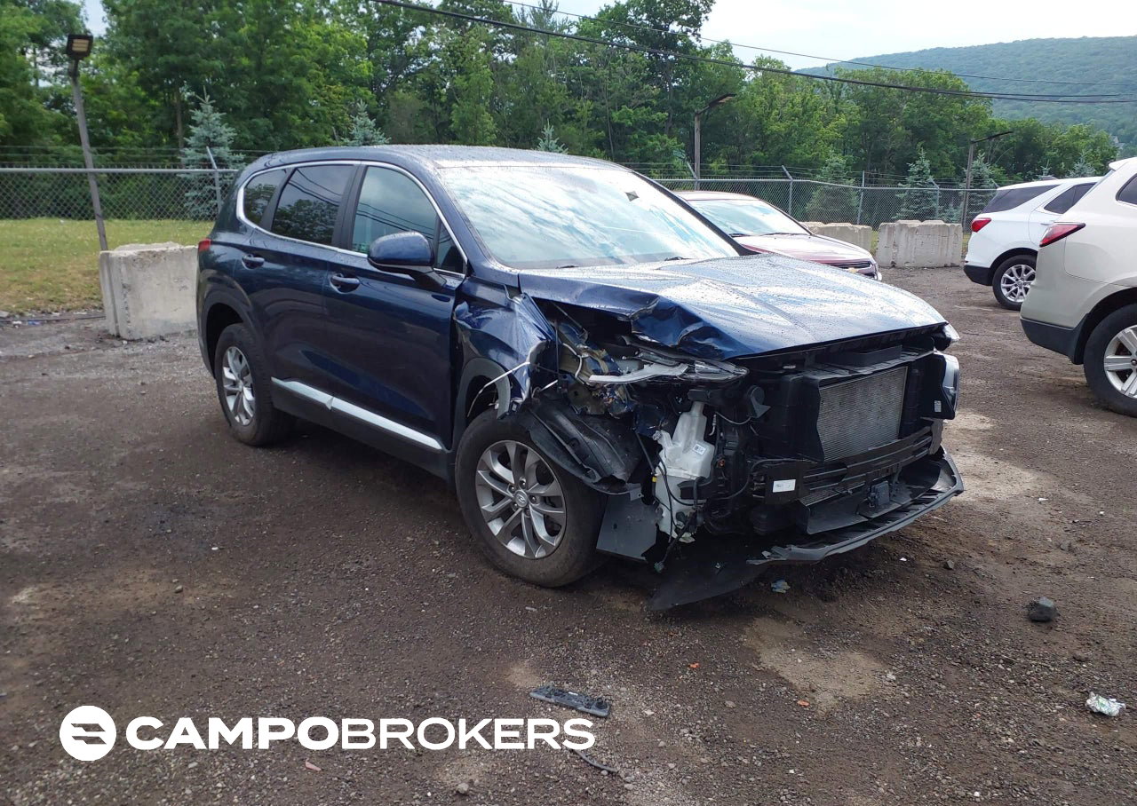 2020 Hyundai Santa Fe Se, daño Frontal, Iaai lote 45357778
