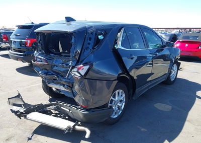 2022 Chevrolet Equinox Fwd Lt, Front & Rear damage, Iaai lot 45340761, photo 4 of 15