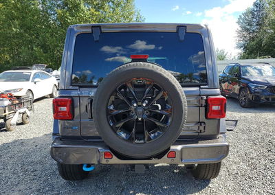 2021 Jeep Wrangler Unlimited Sahara 4xe, daño Frontal, Copart lote 63000116, foto 6 de 14