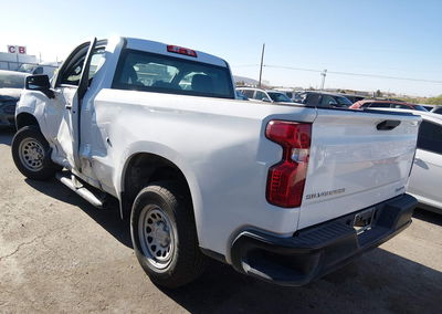 2022 Chevrolet Silverado 1500 2wd  Standard Bed Wt, daño Lateral izquierdo, Iaai lote 45003220, foto 3 de 18