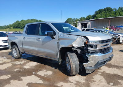 2022 Chevrolet Silverado 1500 Ltd 4wd  Short Bed Lt, пошкодження: Правий перед, Iaai лот 45344645
