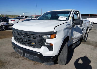 2022 Chevrolet Silverado 1500 2wd  Standard Bed Wt, daño Lateral izquierdo, Iaai lote 45003220, foto 2 de 18