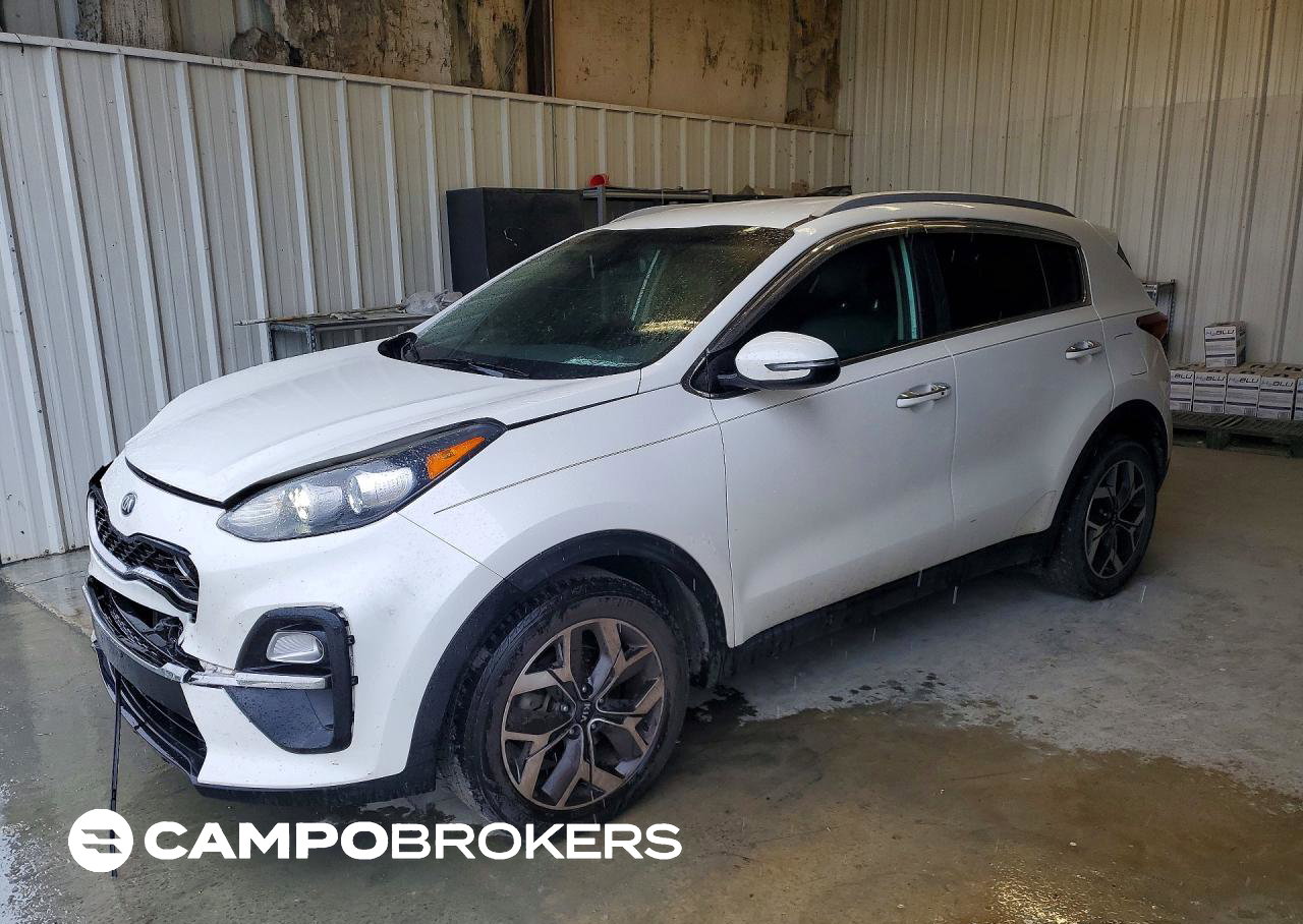 2020 Kia Sportage Ex, daño Frontal, Copart lote 57973156