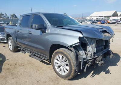 2021 Chevrolet Silverado 1500 2wd  Short Bed Custom, пошкодження: Передня частина, Iaai лот 45515426