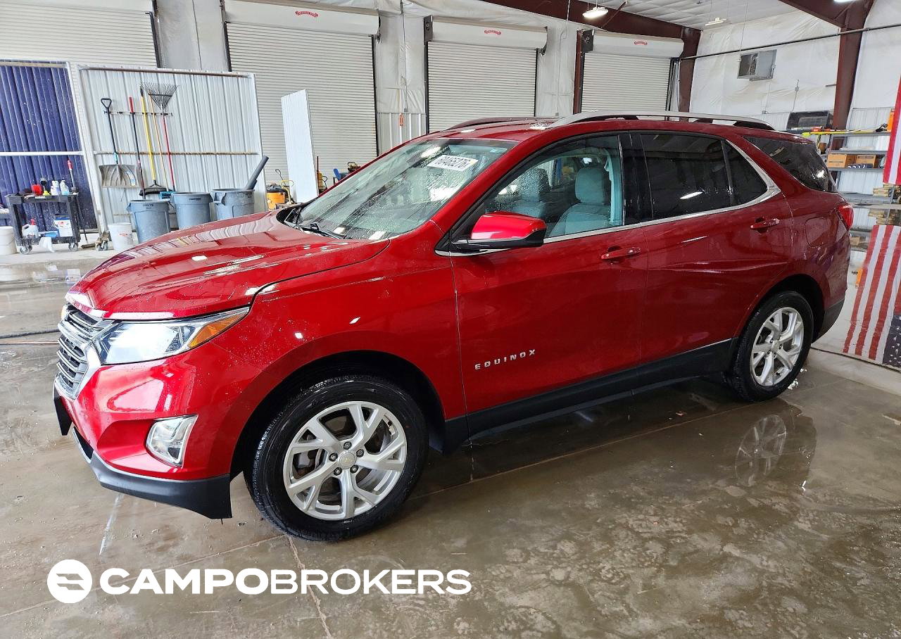 2020 Chevrolet Equinox Lt, daño Lateral, Copart lote 60465276