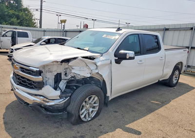 2024 Chevrolet Silverado K1500 Lt, daño Frontal, Copart lote 61105056