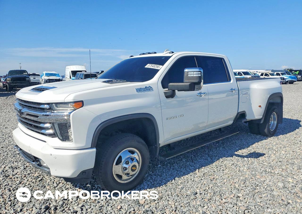 2021 Chevrolet Silverado K3500 High Country, пошкодження: Затоплення, Copart лот 57548266