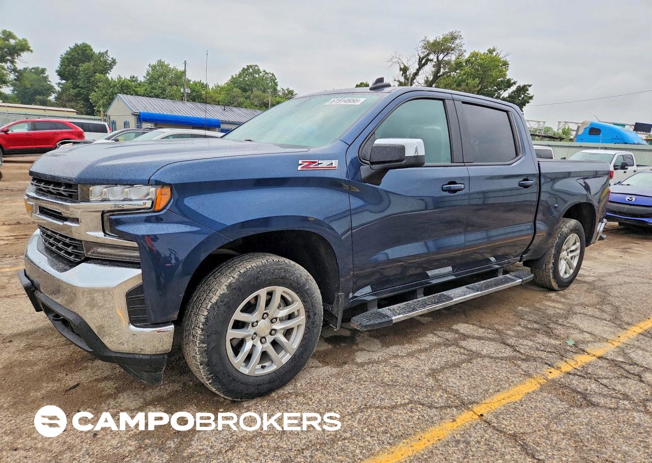 2020 Chevrolet Silverado K1500 Lt, Hail damage, Copart lot 61914956