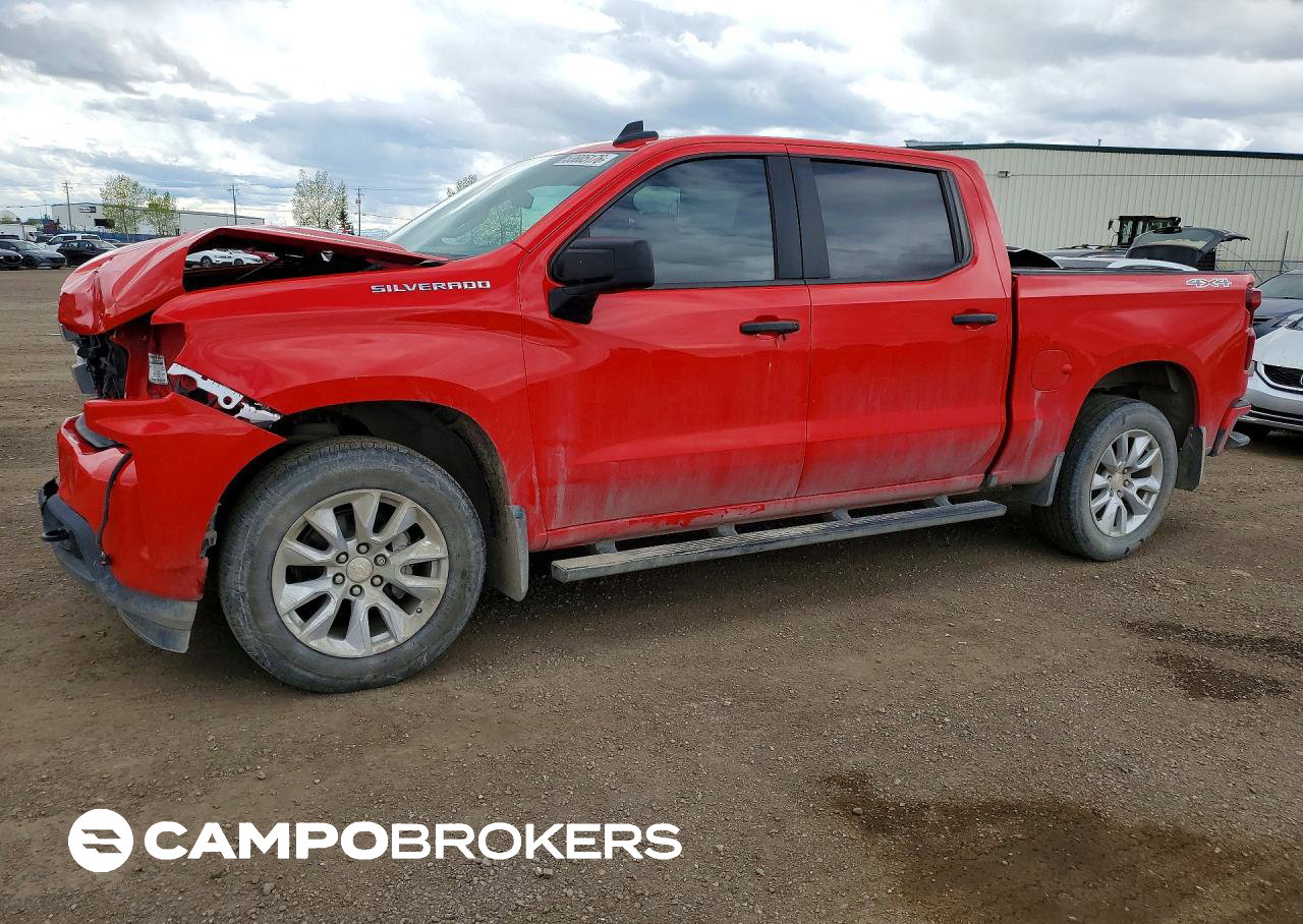 2022 Chevrolet Silverado Ltd K1500 Custom, uszkodzenie: Przód, Copart lot 53805176