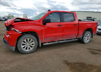 2022 Chevrolet Silverado Ltd K1500 Custom, Front End damage, Copart lot 53805176