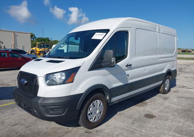 2023 Ford Transit-250, пошкодження: Transmission Damage, Iaai лот 45710894, фото 2 з 16