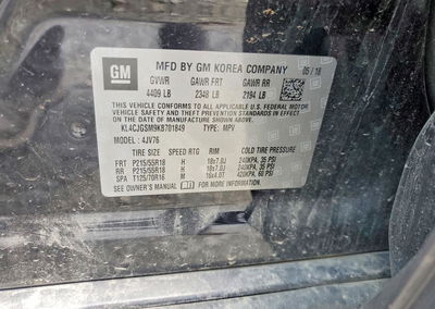 2019 Buick Encore Essence, daño Frontal, Copart lote 59654456, foto 13 de 15
