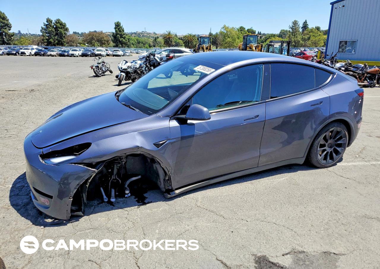 2023 Tesla Model Y, daño Frontal, Copart lote 57388266