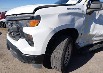 2022 Chevrolet Silverado 1500 2wd  Standard Bed Wt, daño Lateral izquierdo, Iaai lote 45003220, foto 17 de 18