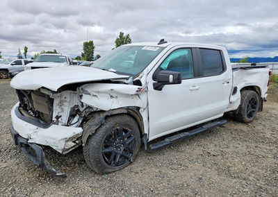 2022 Chevrolet Silverado Ltd K1500 Rst, Front End damage, Copart lot 52175726