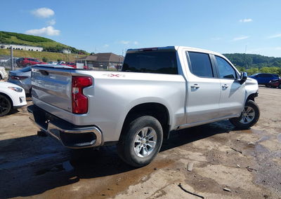 2022 Chevrolet Silverado 1500 Ltd 4wd  Short Bed Lt, пошкодження: Правий перед, Iaai лот 45344645, фото 4 з 16