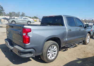 2021 Chevrolet Silverado 1500 2wd  Short Bed Custom, пошкодження: Передня частина, Iaai лот 45515426, фото 4 з 17
