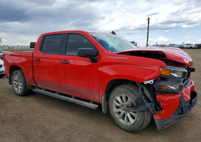 2022 Chevrolet Silverado Ltd K1500 Custom, uszkodzenie: Przód, Copart lot 53805176, zdjęcie 4 z 12