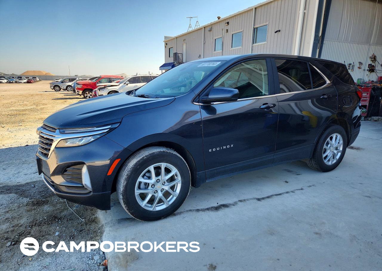 2023 Chevrolet Equinox Lt, daño Trasero, Copart lote 60770256