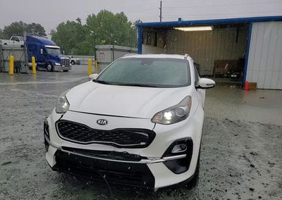 2020 Kia Sportage Ex, daño Frontal, Copart lote 57973156, foto 14 de 15