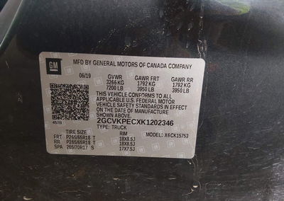 2019 Chevrolet Silverado 1500 Ld Lt, daño Lateral izquierdo, Iaai lote 45444472, foto 9 de 22