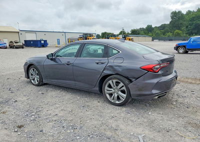 2021 Acura Tlx Technology, daño Lateral, Copart lote 59654716, foto 2 de 14