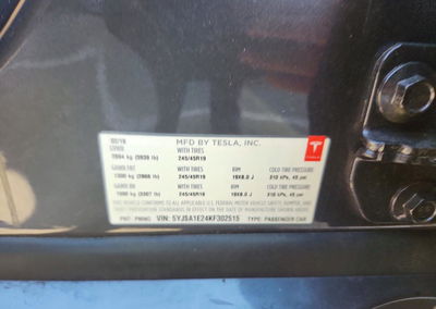 2019 Tesla Model S, daño Generalizado, Copart lote 53295366, foto 12 de 12