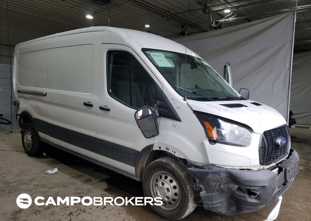 2023 Ford Transit T-250 Delivery Van, daño Frontal, Copart lote 63081526