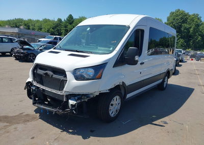 2025 Ford Transit-350 Passenger Van Xlt, daño Frontal, Iaai lote 45713848, foto 2 de 17