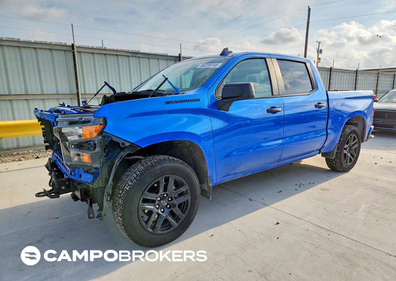 2026 Chevrolet Silverado K1500 Custom, Front End damage, Copart lot 50239146