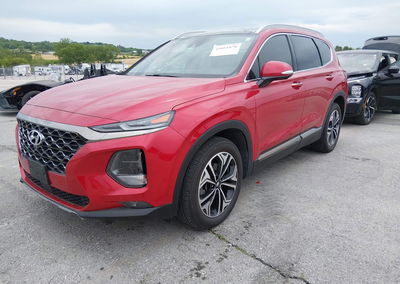 2020 Hyundai Santa Fe Limited 2.0t, пошкодження: Град, Iaai лот 45051878, фото 2 з 16
