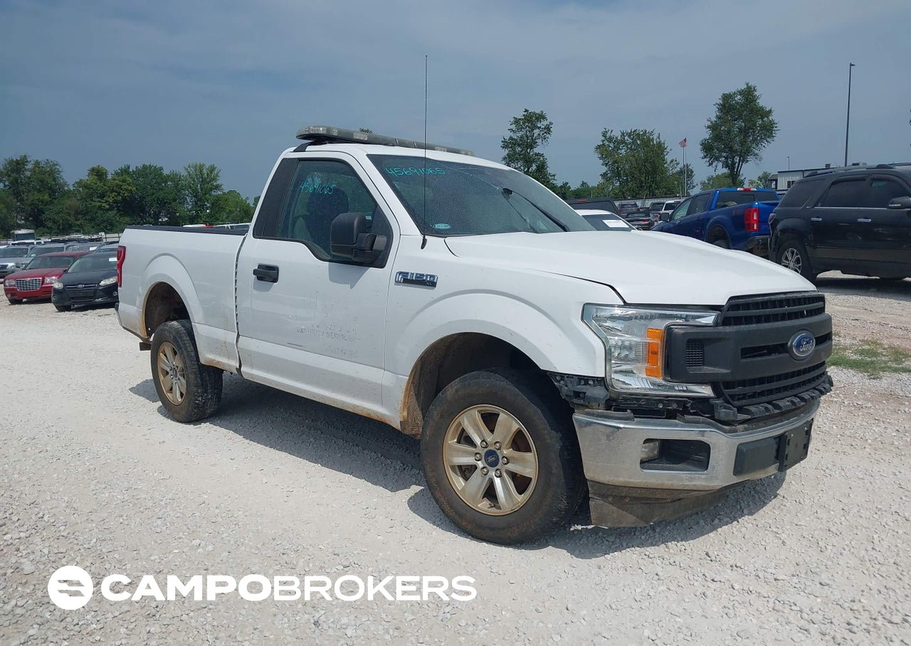 2019 Ford F-150 Xl, Left Front damage, Iaai lot 45691065