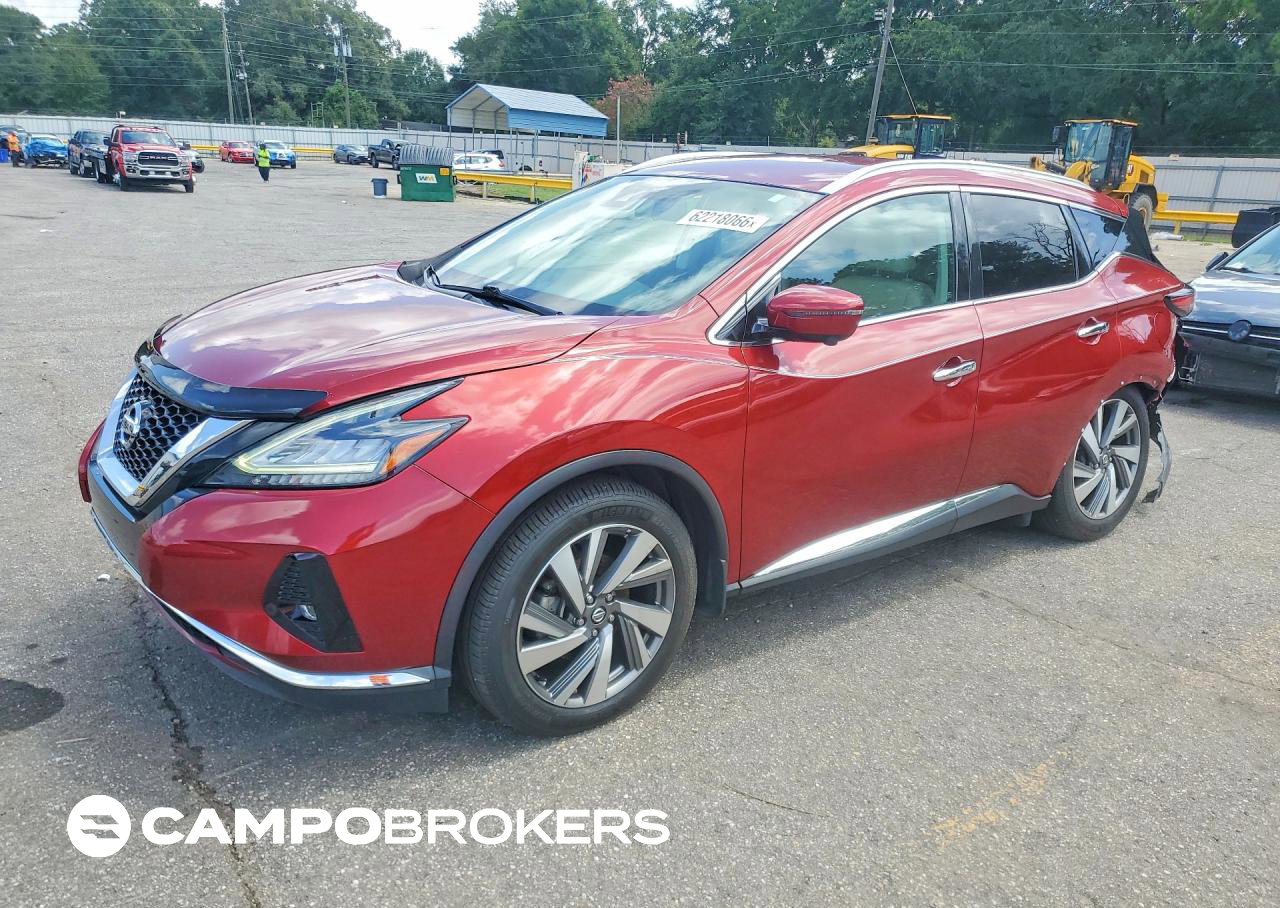 2020 Nissan Murano Sl, uszkodzenie: Tył, Copart lot 62218066