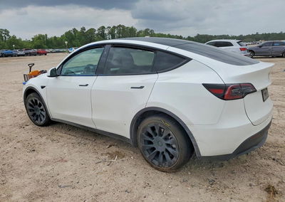 2023 Tesla Model Y, daño Lateral, Copart lote 49875856, foto 2 de 14